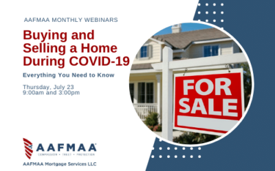 AAFMAA Webinar: Everything You Need to Know About Buying and Selling a Home During COVID-19